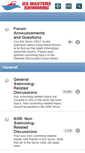 Mobile Screenshot of forums.usms.org